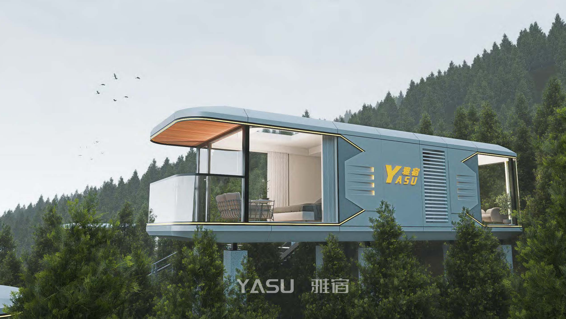 ElegantStay Space Capsule X7