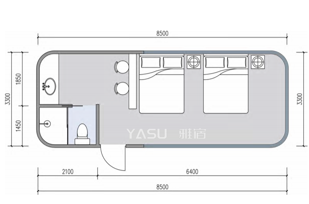 ElegantStay Space Capsule C5 - Image 3